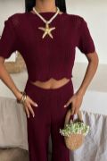 Triko Bluz Pantolon İkili Takım 10084-025 resmi